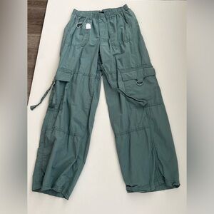 Green Parachute Cargo Pants by Wild Fable.